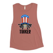 Load image into Gallery viewer, Tinker Skull Ladies’ Muscle Tank
