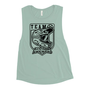 Team Slow and Awkward Ladies’ Muscle Tank