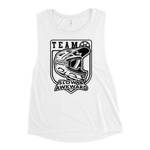 Team Slow and Awkward Ladies’ Muscle Tank